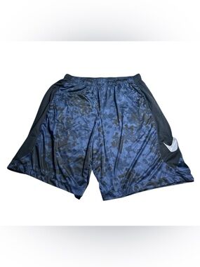 Nike Dri-Fit Men's Shorts 2XL Midnight Navy Black Camo Print Stay Cool Training